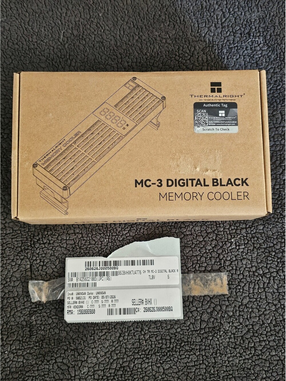 Thermalright MC-3 Digital Black Memory Cooler